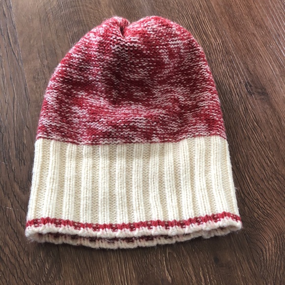 Wool hat colour pink and milky colour size small brand old navy - Picture 4 of 9